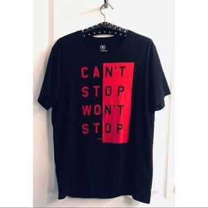 Express Can’t Stop Won’t Stop Graphic Tee as L